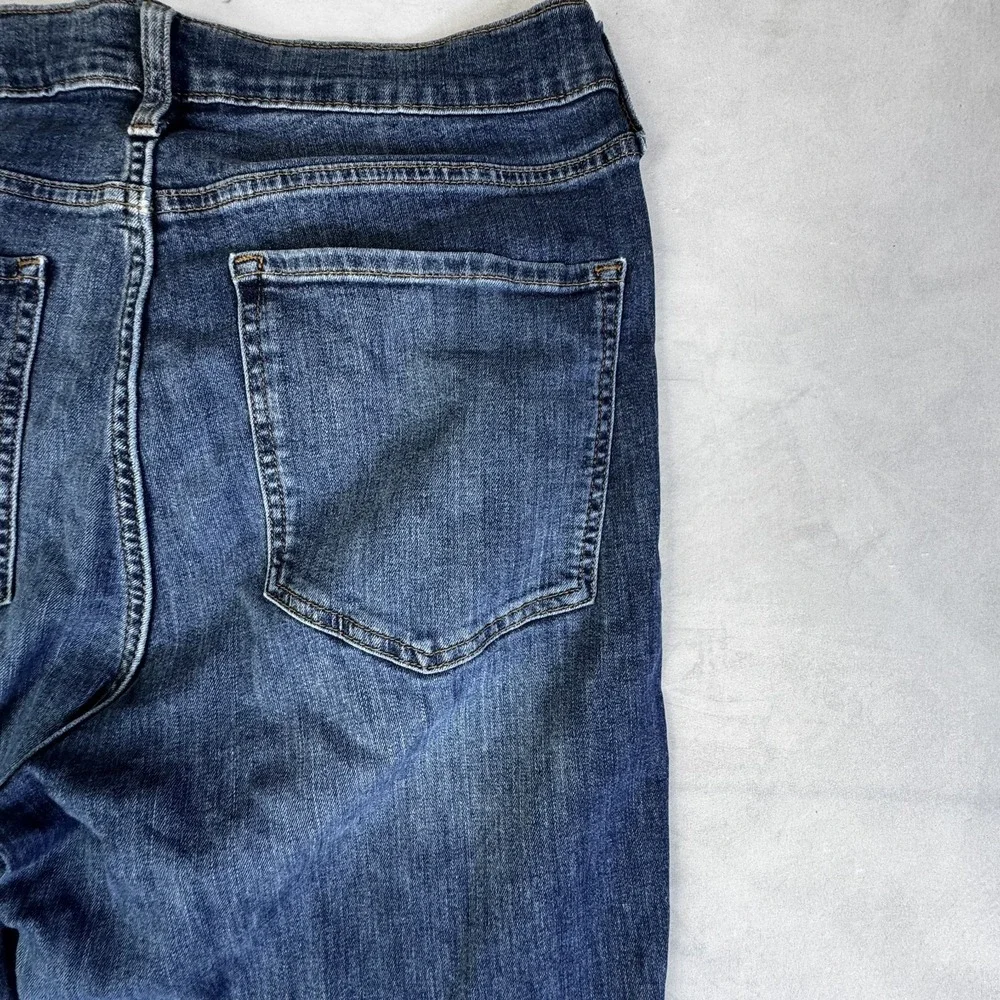 Banana Republic Womens Boyfriend Jeans Blue Denim High Rise Slim Fit Size 32/14